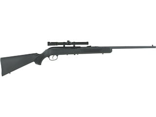 Savage Arms 64 FLXP Semi-Automatic Rimfire Rifle 22 Long Rifle 21" Barrel Left Hand Blued and Black With Scope image
