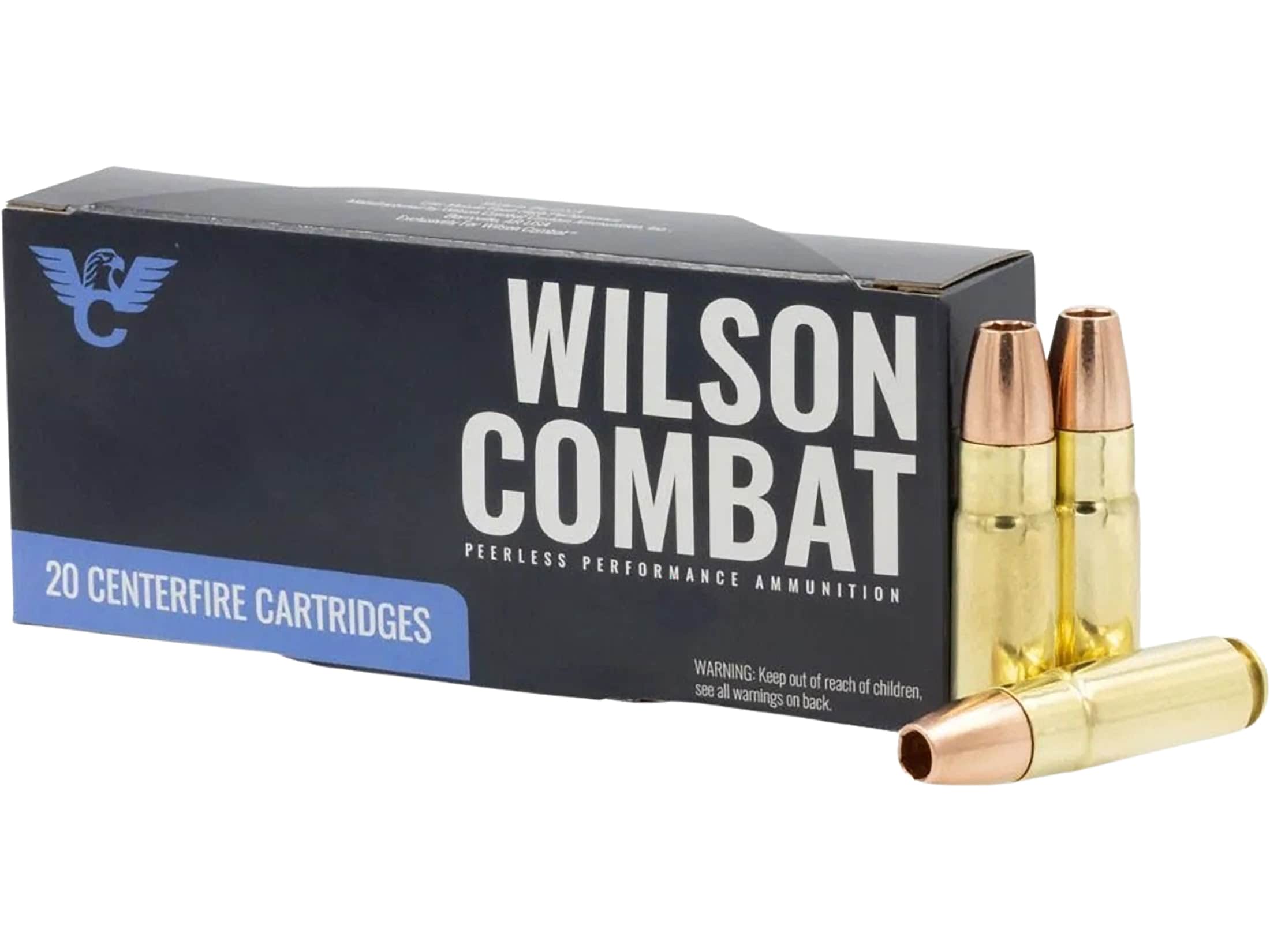 Wilson Combat 458 Socom Ammo 300 Grain Fragmenting Hollow Point Box of 20