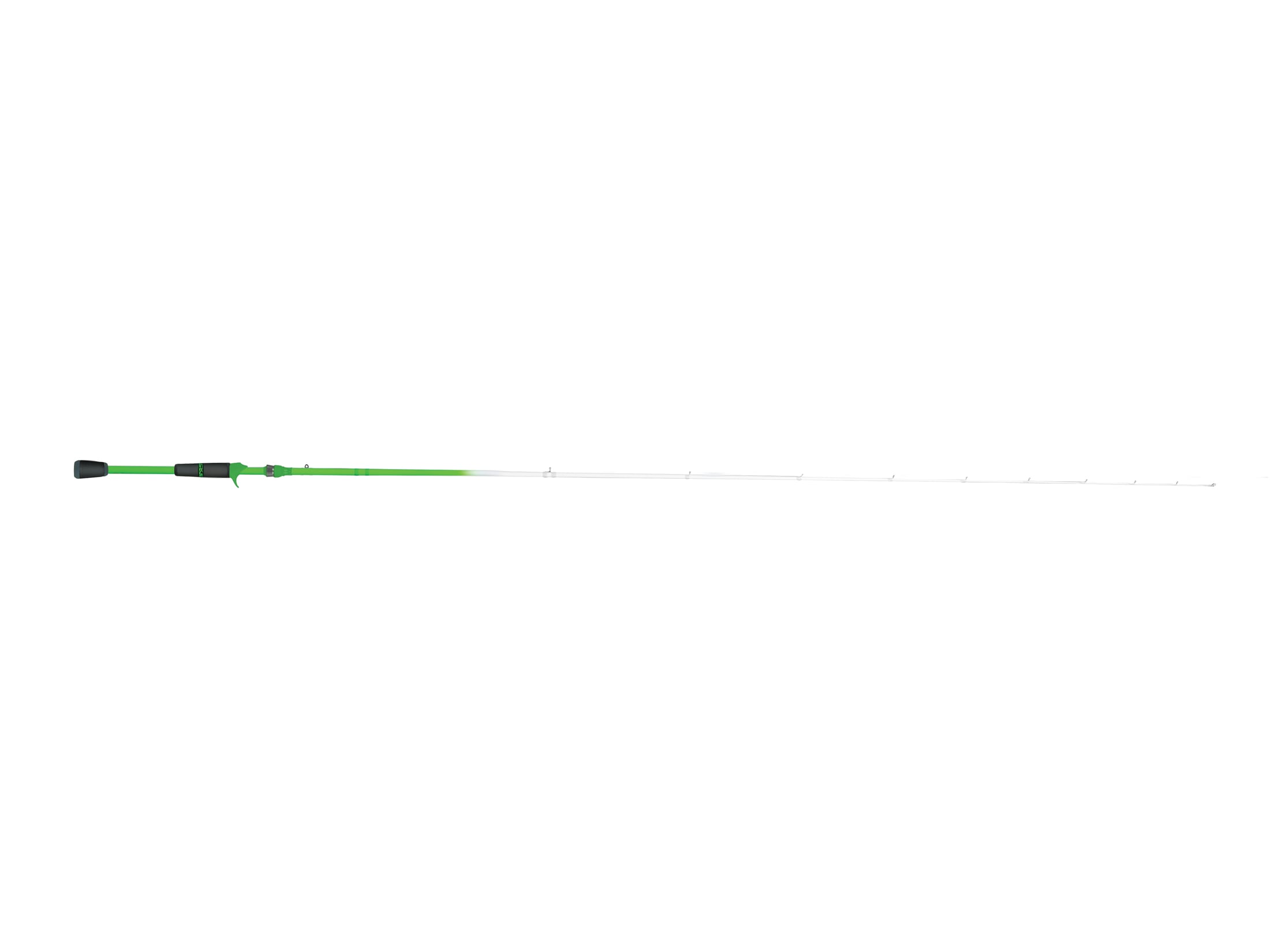 green ghost fishing rod