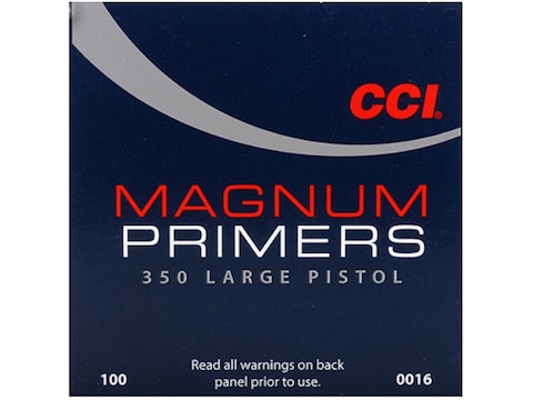CCI Large Pistol Mag Primers #350 Box of 1000 (10 Trays of 100)