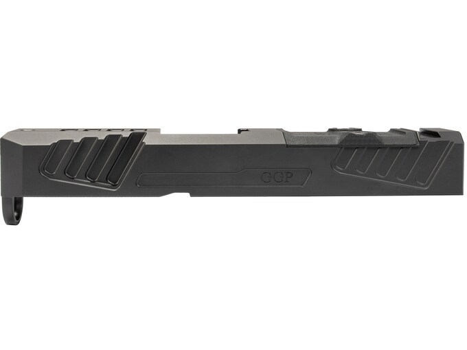 Grey Ghost Precision V1 Slide Glock 26 Gen 4 RMR, DeltaPoint Pro Cut Stainless Steel Black