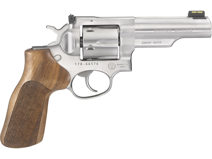 Ruger GP100 Match Revolver 10mm Auto 4.2" Barrel 6-Round Stainless Hardwood