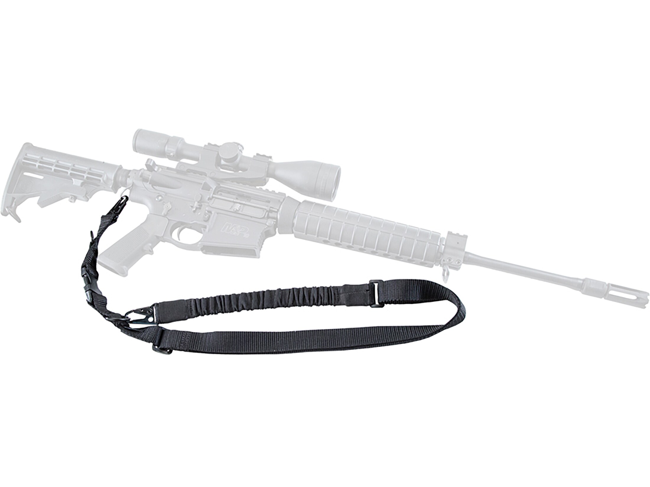 thumbnail image 2 of KRYDEX Tactical Sling Strap – Modular Slingster Pull Tab – 2-Point Quick Adjust – Black 2 of 5