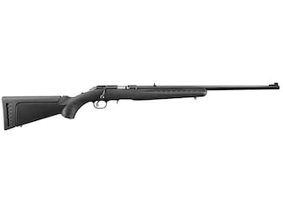 Ruger American Bolt Action Rimfire Rifle 22 Winchester Magnum Rimfire (WMR) 22" 9-Round Barrel Black and Black image