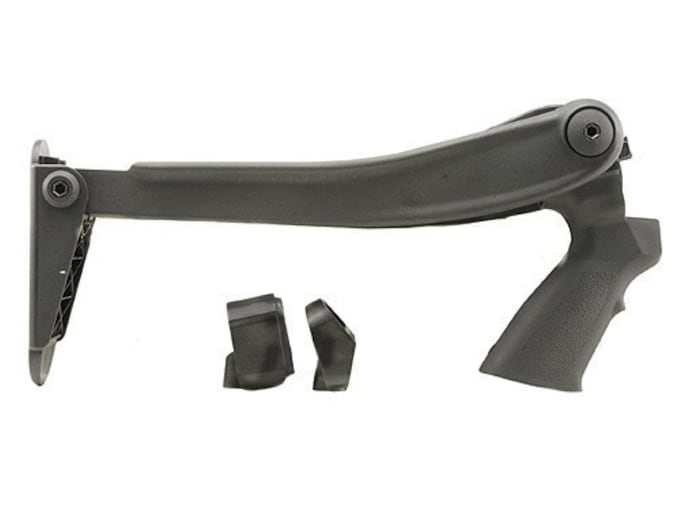 Advanced Technology Marine Top Folding Stock with Pistol Grip Remington 870, Mossberg 500, 590, 835, Winchester 1200, 1300 12 Gauge Polymer Black
