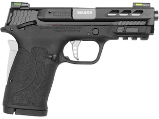 Smith & Wesson Performance Center M&P 380 Shield EZ M2.0 Semi-Automatic Pistol 380 ACP 3.8" Ported Barrel 8-Round Silver Black image