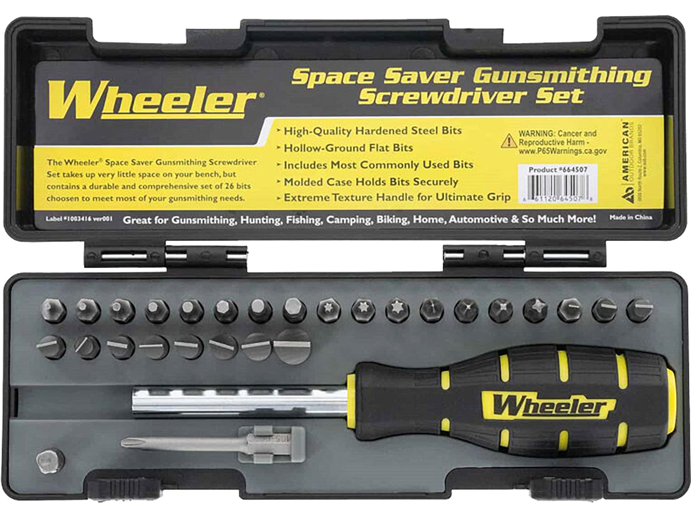 Wheeler 89-Piece Deluxe Gunsmithing Screwdriver Set GREAT PRICE NEW 