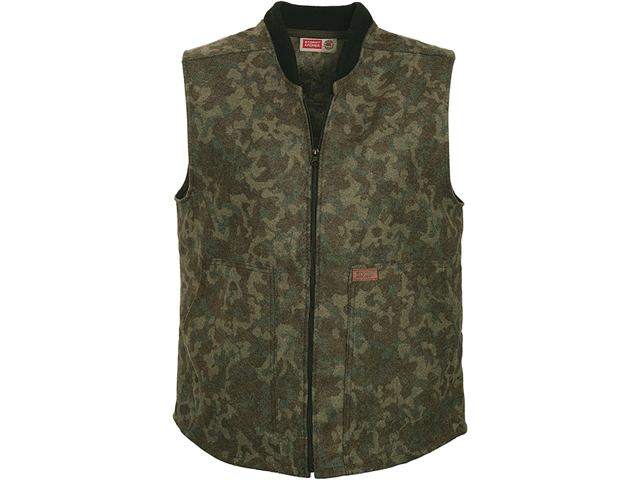 Stormy Kromer Blaze Orange Wool Hunting Vest The Original Stormy