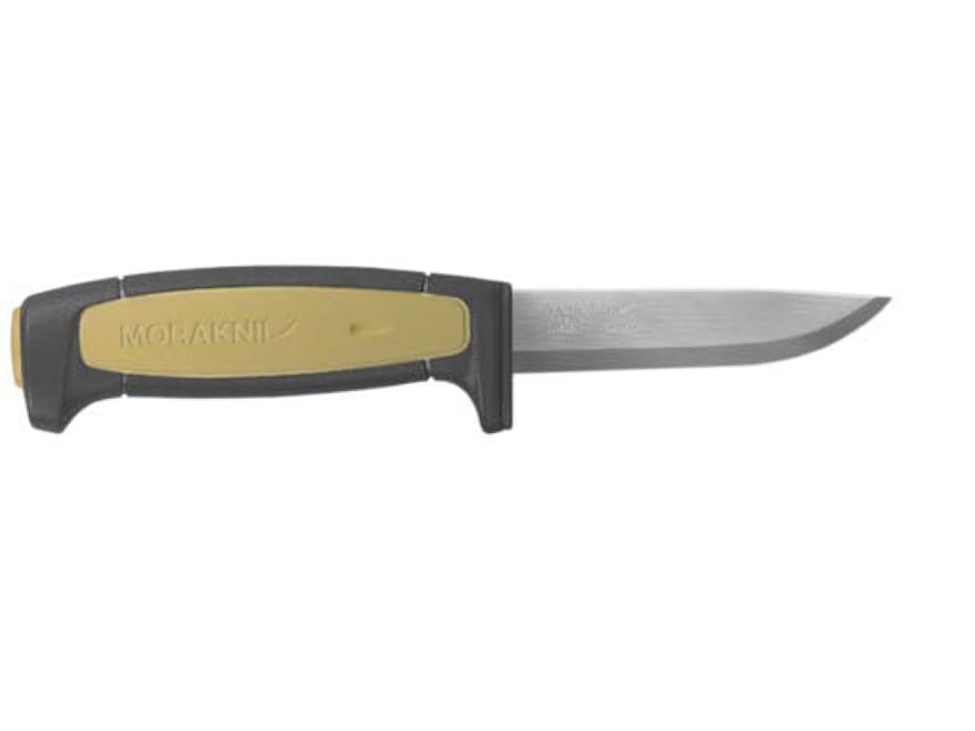 Mora Basic 511 Fixed Knife 3.75 Carbon Steel Drop Blade Polypropylene  Handle
