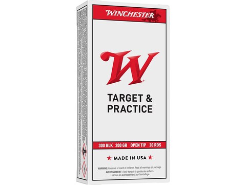 Winchester White Box USA 300 AAC Blackout Ammo 200 Grain Jacketed Hollow Point