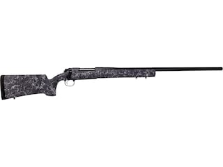 Remington 700 Long Range Bolt Action Centerfire Rifle 308 Winchester 26" Barrel Matte Black and Gray/Black Spiderweb Precision image