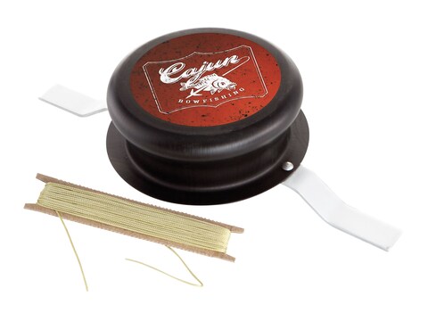 Cajun Archery Tape-On Bowfishing Reel, Line Combo