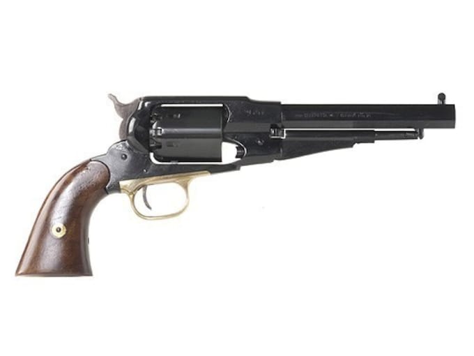 Pietta 1858 Remington New Model Navy Black Powder Revolver 36 Caliber 6.375" Barrel Steel Frame Blue