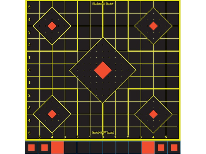 Birchwood Casey Shoot-N-C 12 Sight-In Target Pack of 12