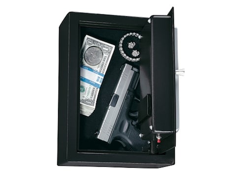 Stack On Pistol Drawer Safe Electronic Lock Charcoal Gray