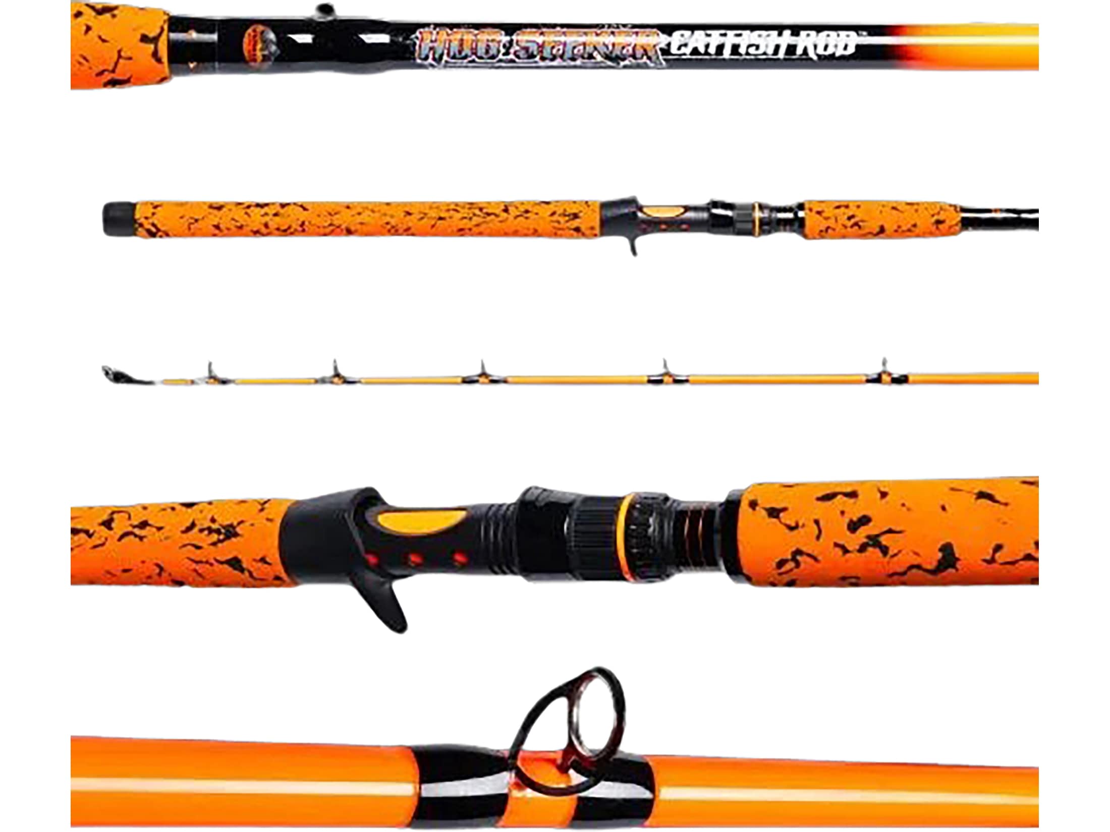 Whisker Seeker Tackle Hog Seeker 10' Casting Rod Med Hvy Blaze Orange
