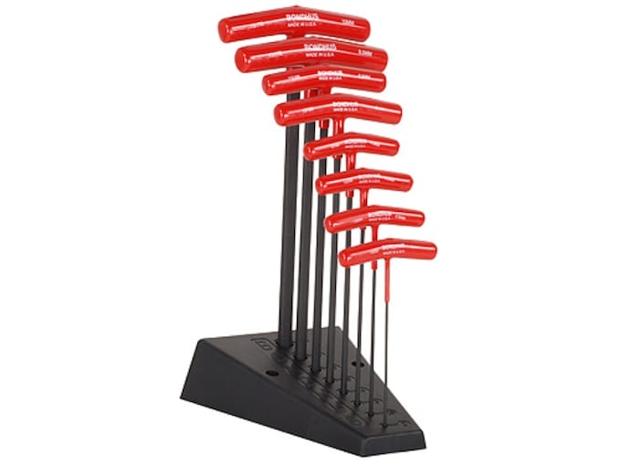 Bondhus THandle Ball End Hex Wrench Set Stand Metric