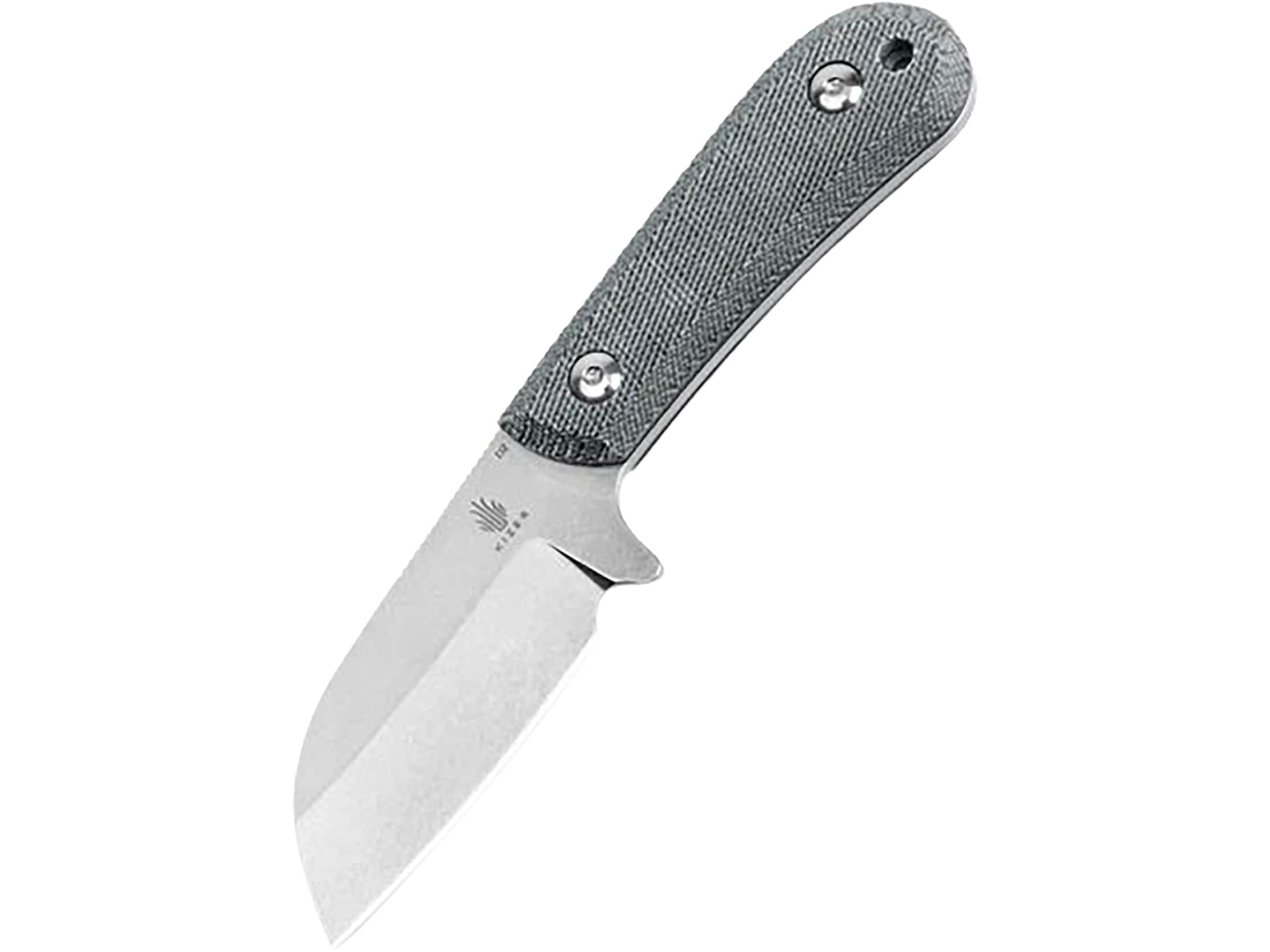 Kizer Deckhand Fixed Blade Knife 2.94 Sheepsfoot D2 Satin Blade