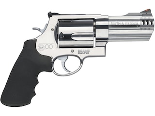 Smith & Wesson Model 500 Revolver 500 S&W Magnum 4" Barrel 5-Round Stainless Black image
