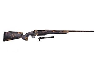 Fierce Firearms Twisted Rival XP Bolt Action Centerfire Rifle 7mm PRC 22" Fluted Barrel Smoked Bronze and Harvest Camo Adjustable Comb image