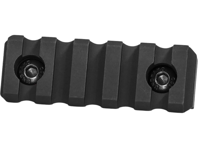 Yankee Hill Machine Picatinny Rail Section MLOK 5Slot Aluminum Black