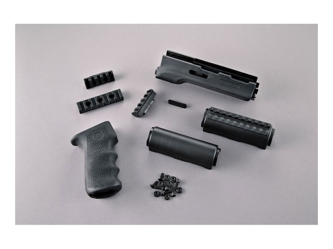 Hogue 2-Piece OverMolded Grip and Handguard AK-47, AK-74 Stamped Receivers Rubber Black