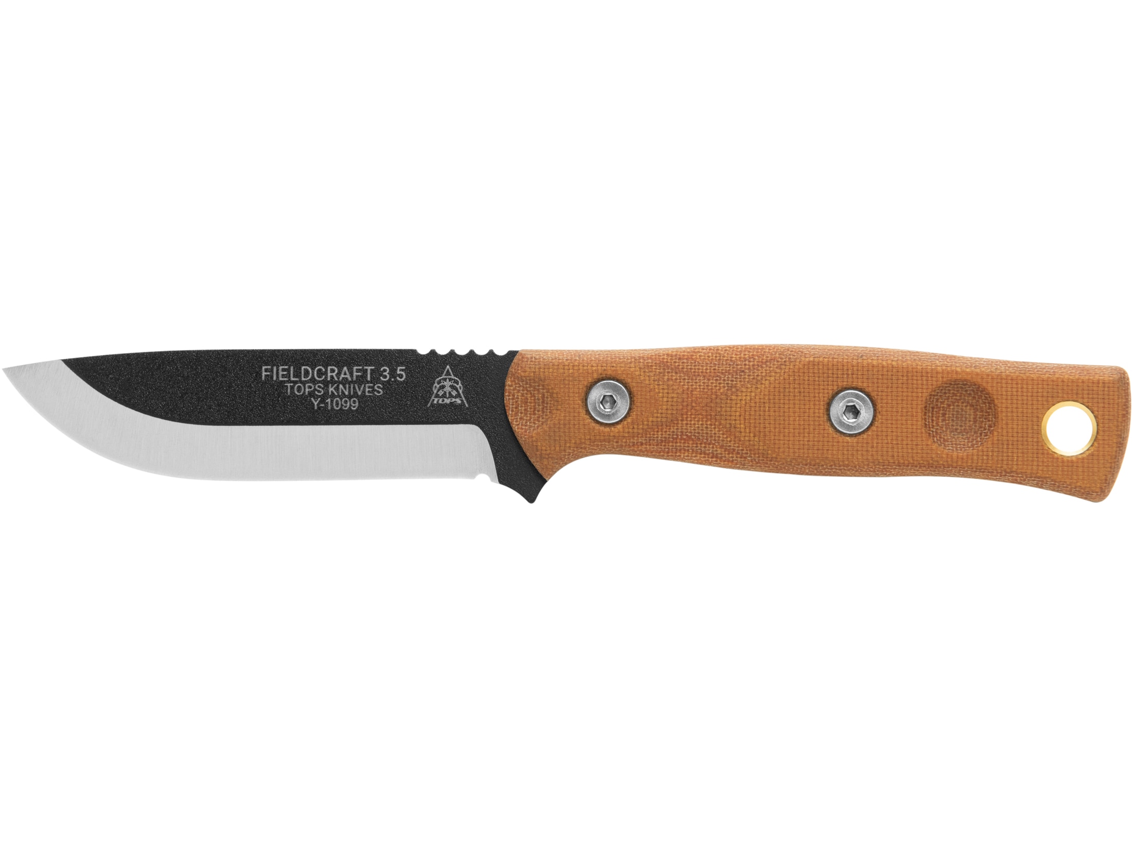 TOPS Knives Fieldcraft 3.5 Fixed Blade Knife 3.75 Drop Point
