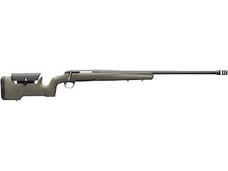 Browning X-Bolt Max LR Bolt Action Centerfire Rifle 6.8 Western 26" Fluted Barrel Black and OD Green Adjustable Comb image