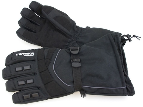 Clam Men's IceArmor Extreme Insulated Fishing Gloves Black XL