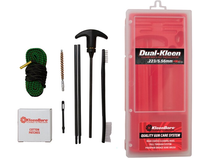 KleenBore Kit Pulizia Fucile 9mm/35 Cal - Set Manutenzione Armi Con Asta Acciaio 30'' - Foto 3