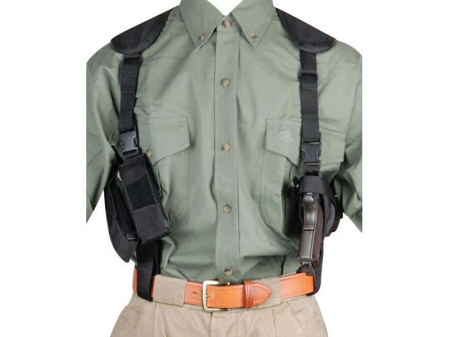 Tactical Nylon Shoulder Holster For 1911, Beretta 92F, Fits .45 ACP & 9mm