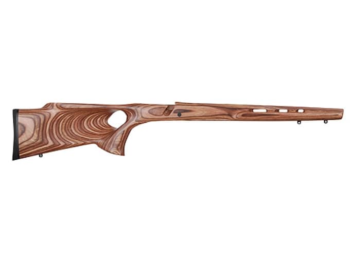 Boyds' Ross Featherweight Thumbhole Rifle Stock Ruger M77 Mark II Factory Barrel Channel Laminated Wood Brown Drop-In