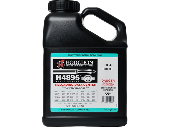 Hodgdon H4895 Smokeless Gun Powder 8lb | tacticalammopowders.com