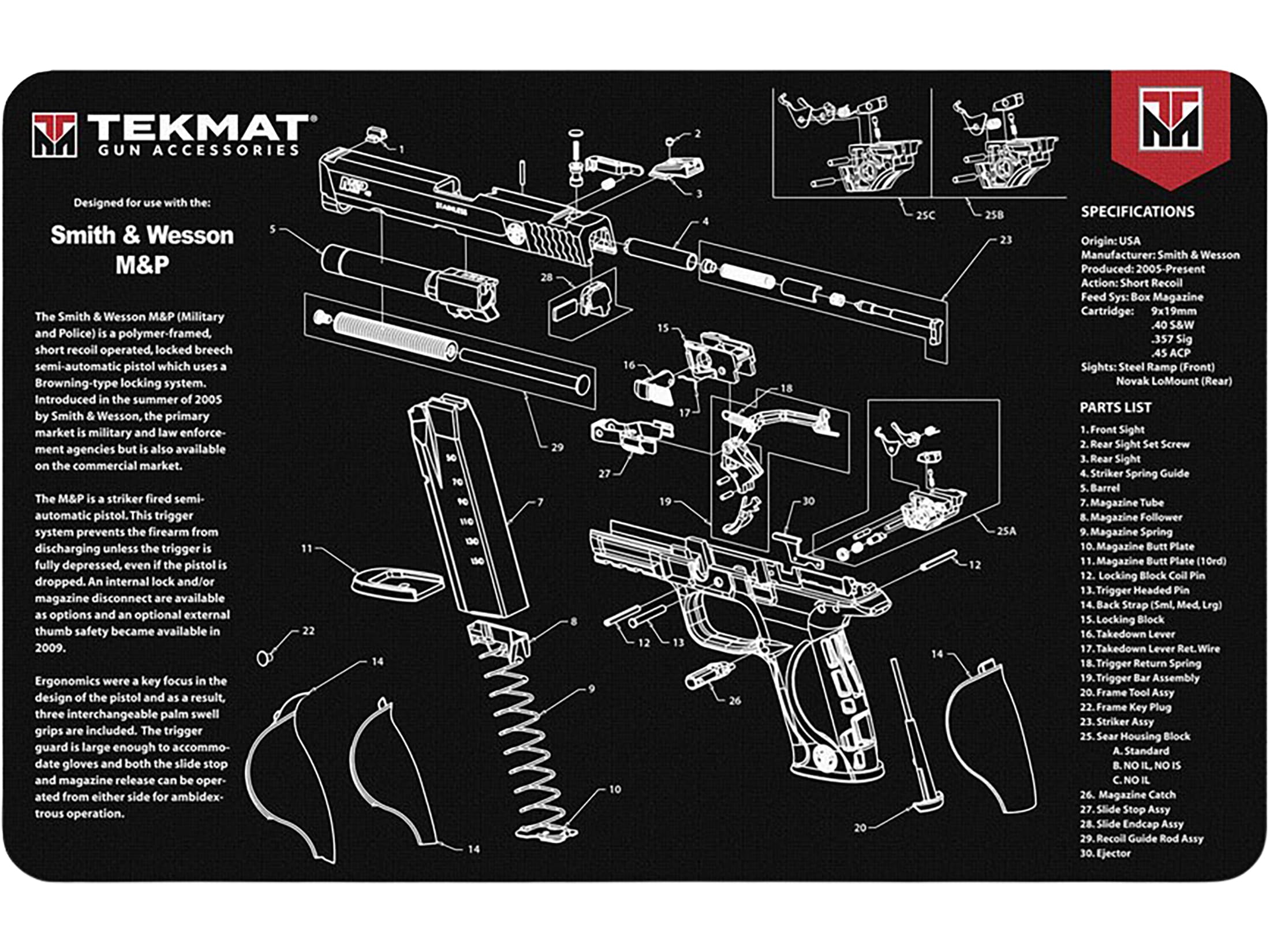 Tekmat Gun Cleaning Mat