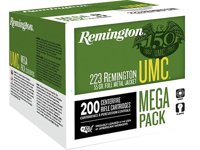 Remington UMC Ammunition 223 Remington Jacketed Hollow Point