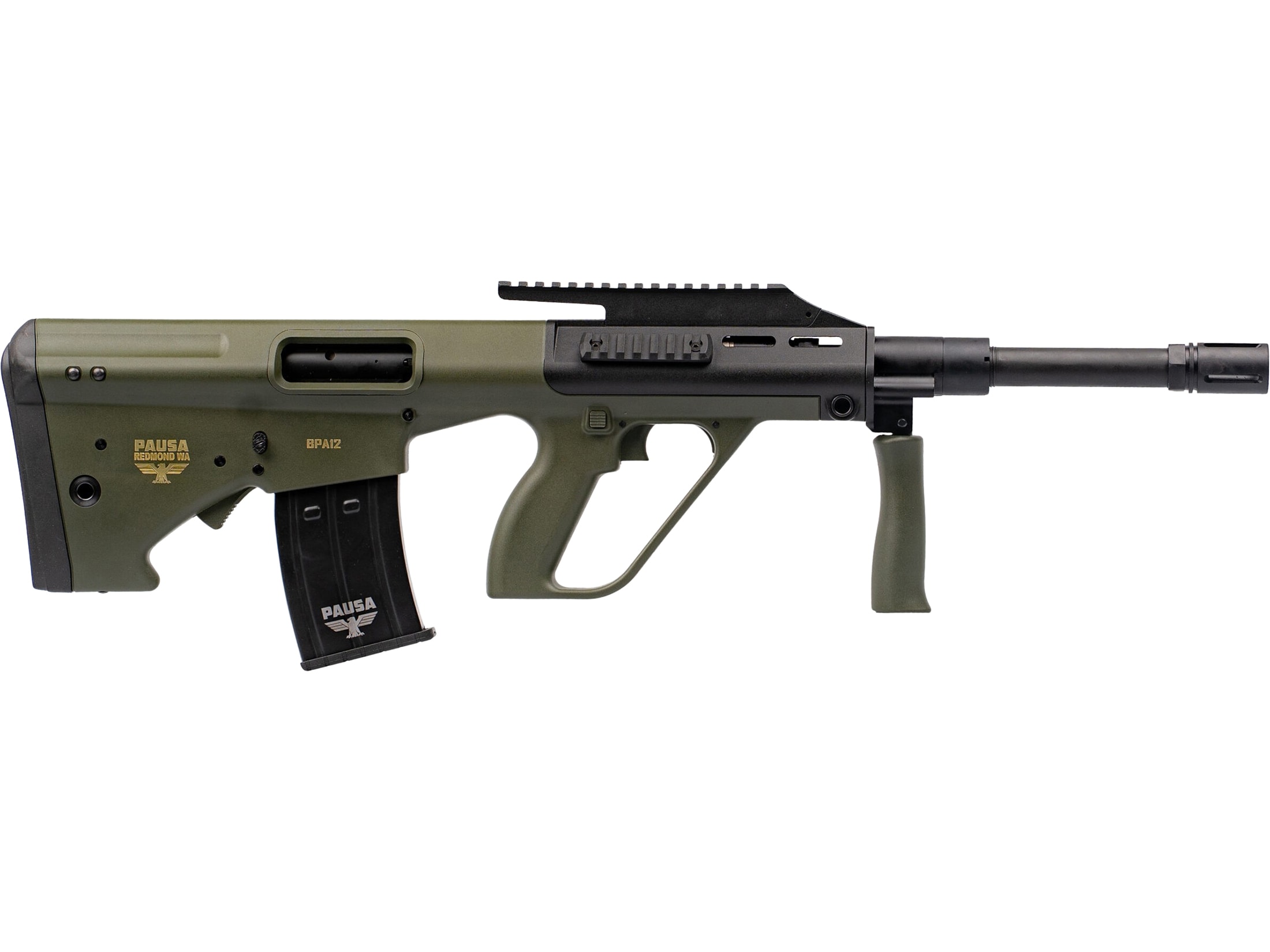 Panzer Arms BPA12 Semi Automatic 12 Ga Shotgun 18.5 Black Barrel OD