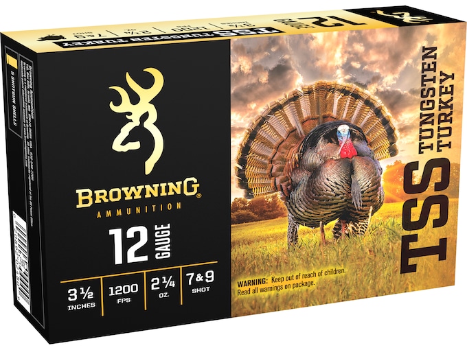 Browning TSS Turkey Ammo 12 Ga 3 1-3/4oz #7 Non-Toxic Tungsten Shot