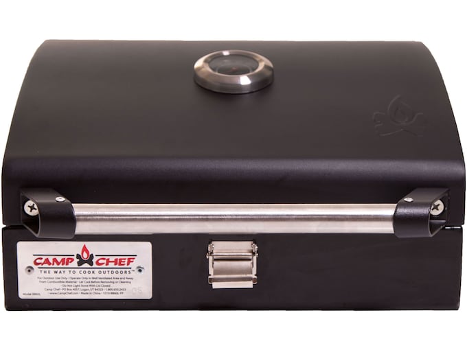 Camp Chef Deluxe BBQ Grill Box Stove Accessory 14x16 Steel Black