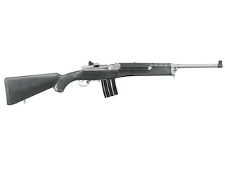 Ruger Mini-14 Semi-Automatic Centerfire Rifle 5.56x45mm NATO 18.5" Barrel Stainless and Black image