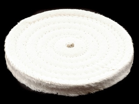 6 in. Spiral Cotton Buffing Wheel