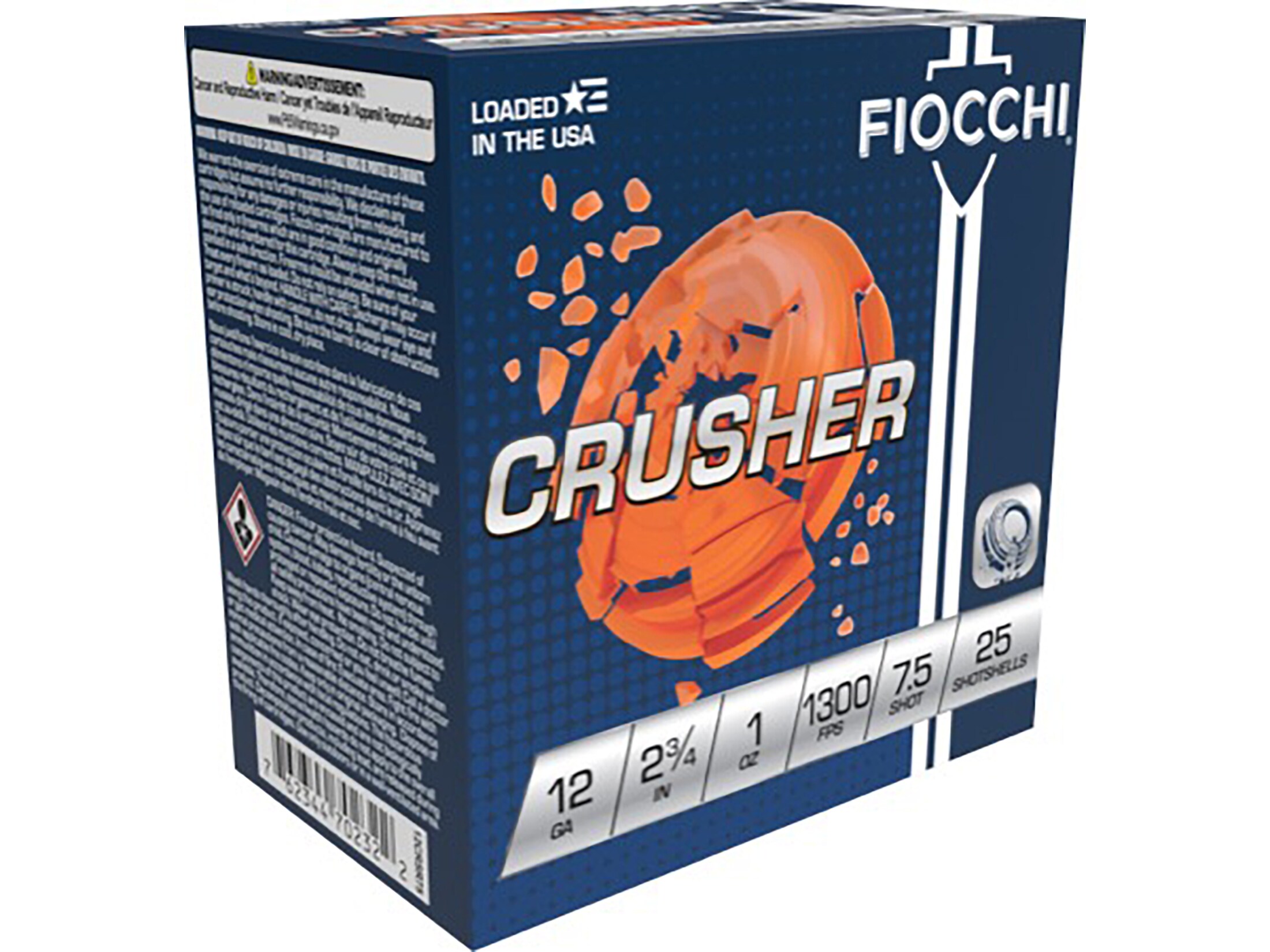 【強体感】雲の先Acapulco H4CBH 1ml リアルフレーバー12 Fiocchi Exacta Target Crusher 12 Ga Ammo 2-3/4 #7-1/2 Lead Shot 1oz
