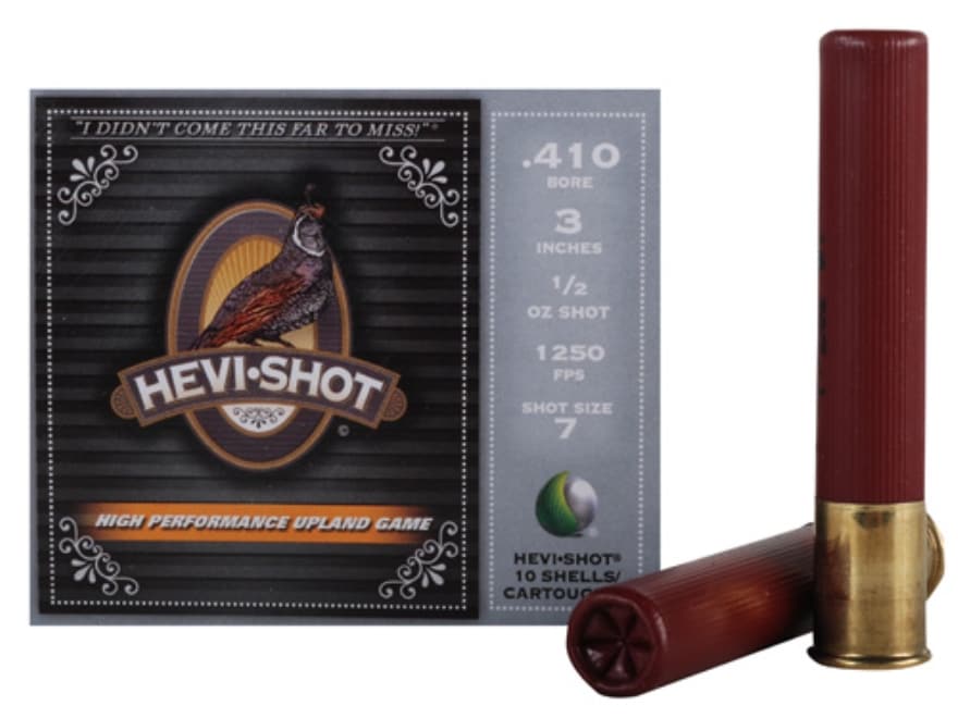 amu♡SHOP① Hevi-Shot Duck Waterfowl Upland 410 Ammo 3 #7 Tungsten Shot 1/2oz Box