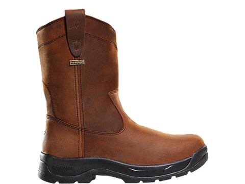 LaCrosse 11 QC Wellington Steel Toe Work Boots Leather Brown  display picture 2
