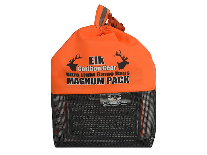 Caribou Gear Medium Game Meat Bag Pack Synthetic Blend White