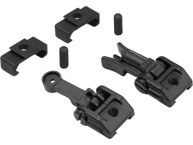 Griffin Armament M2 Flip-Up Sight Set AR-15 Stainless Steel Matte