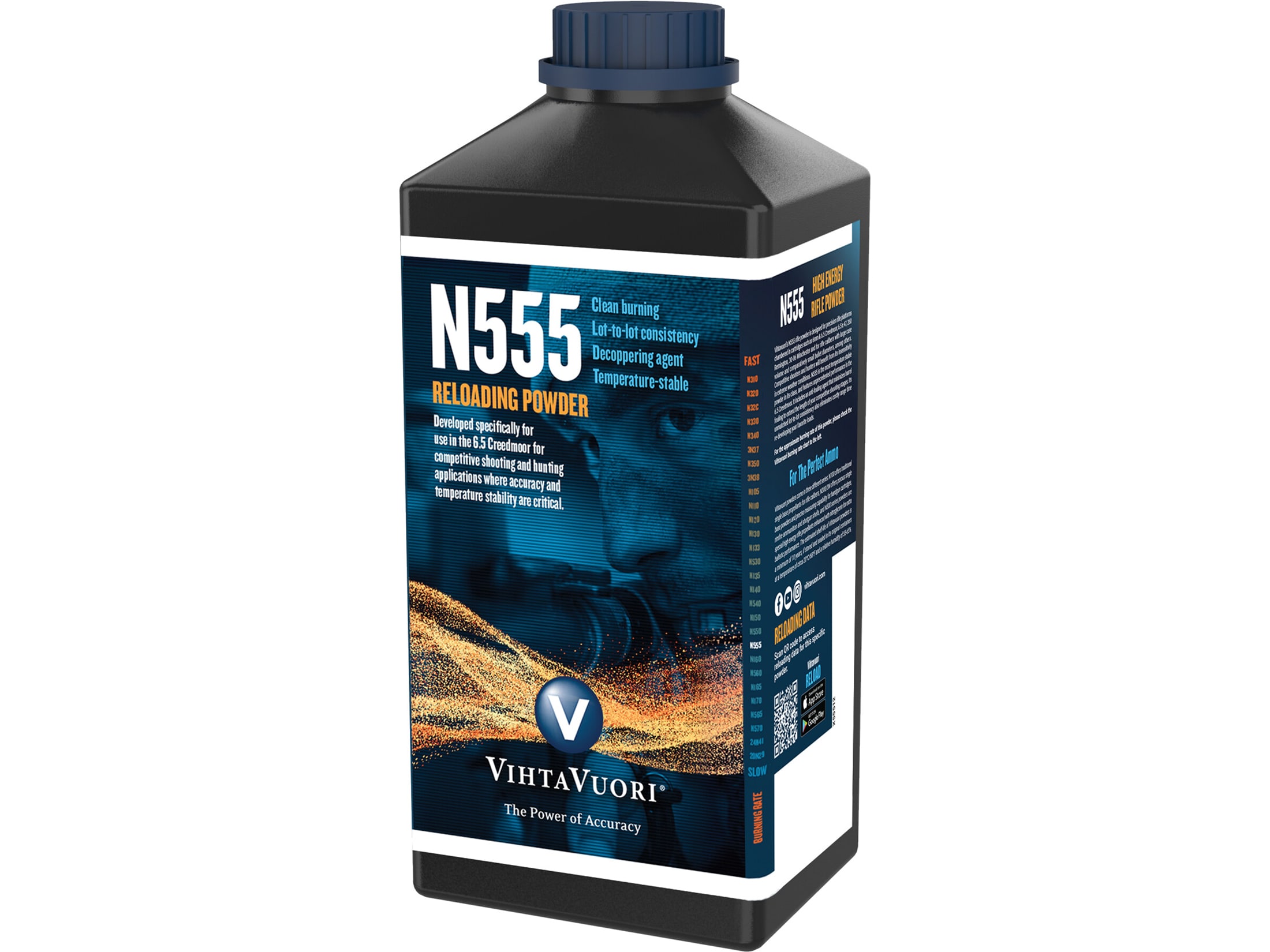 Vihtavuori N555 Smokeless Gun Powder 1 lb