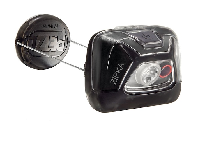 Petzl Zipka Headlamp LED 3 AAA Batteries Black