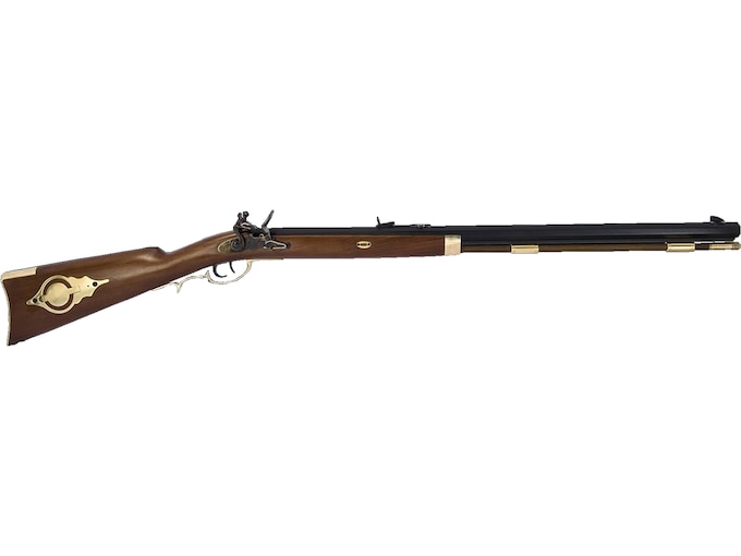 Pedersoli Traditional Hawken Target Muzzleloading Rifle 50 Flintlock 28" Blued Barrel Walnut Stock