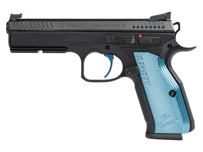 CZ-USA Shadow 2 SA Semi-Automatic Pistol 9mm Luger 4.89" Barrel 17-Round Matte Black Blue