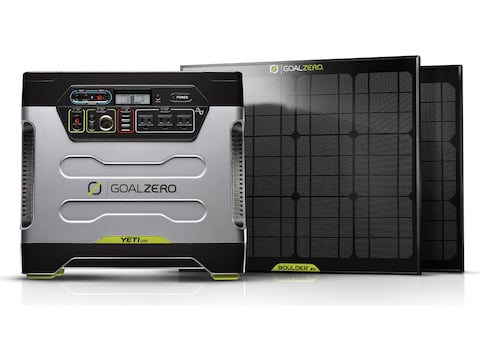 Goal Zero Yeti 1250 Solar Generator Kit 2 Boulder 30 Solar Panels